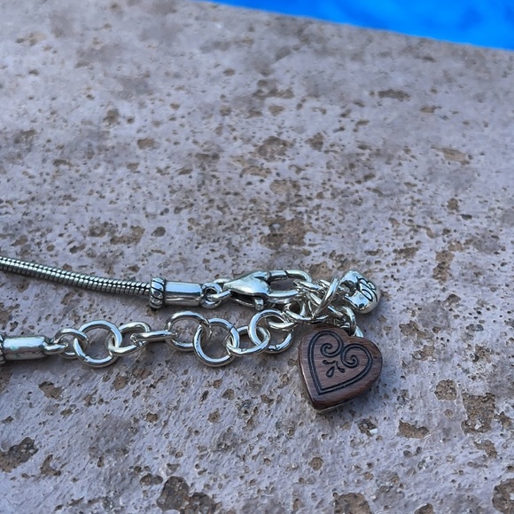 Brighton necklace 8" with butterfly pendant - Picture 3 of 7